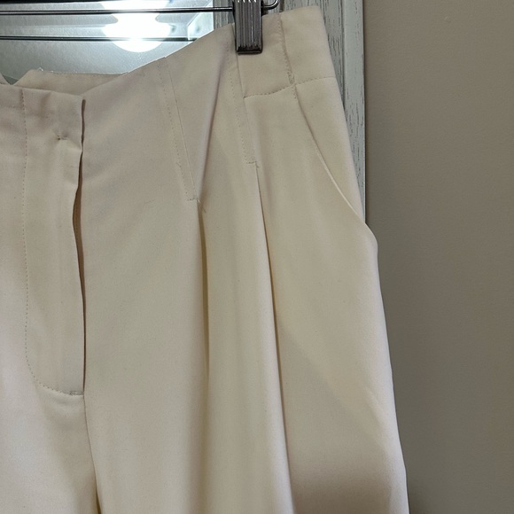 Skies Are Blue Cream Wide-Leg Trousers - Picture 2 of 5